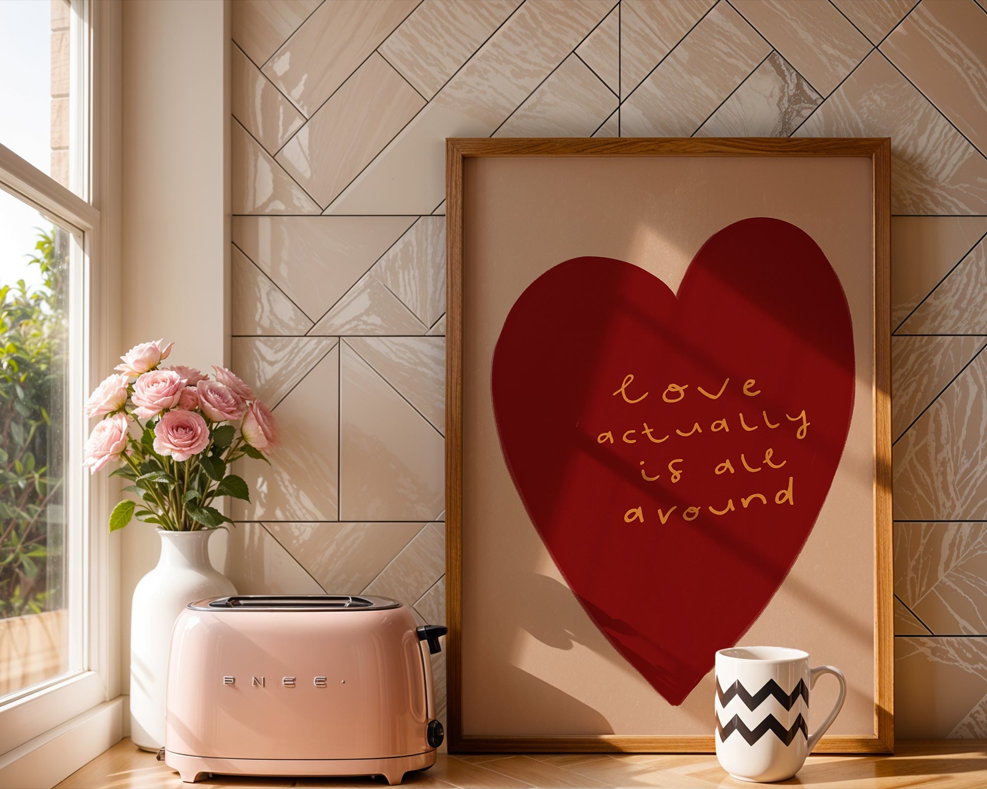 Love Actually Is All Around | Love Print | UNFRAMED