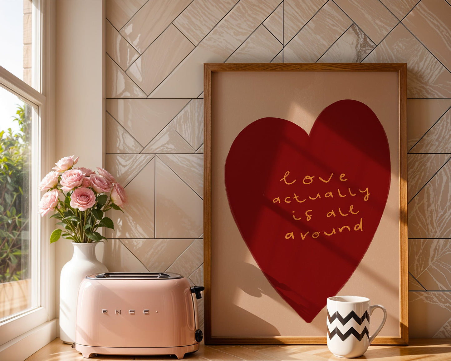 Love Actually Is All Around | Love Print | UNFRAMED