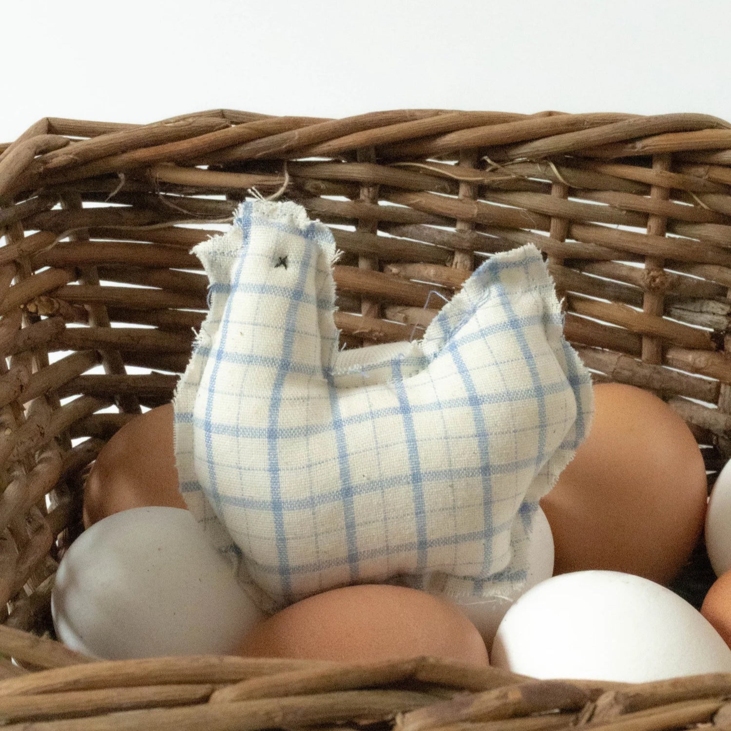 Handcrafted Cotton Toys “Hen & Chicken” (Set of 2)