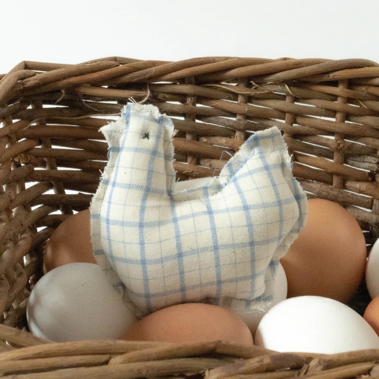 Handcrafted Cotton Toys “Hen & Chicken” (Set of 2)