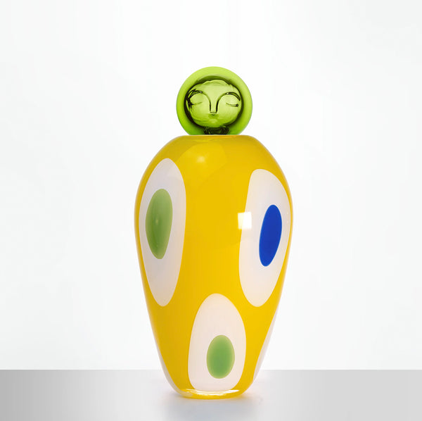 Evil Eye Series Vase - Yellow