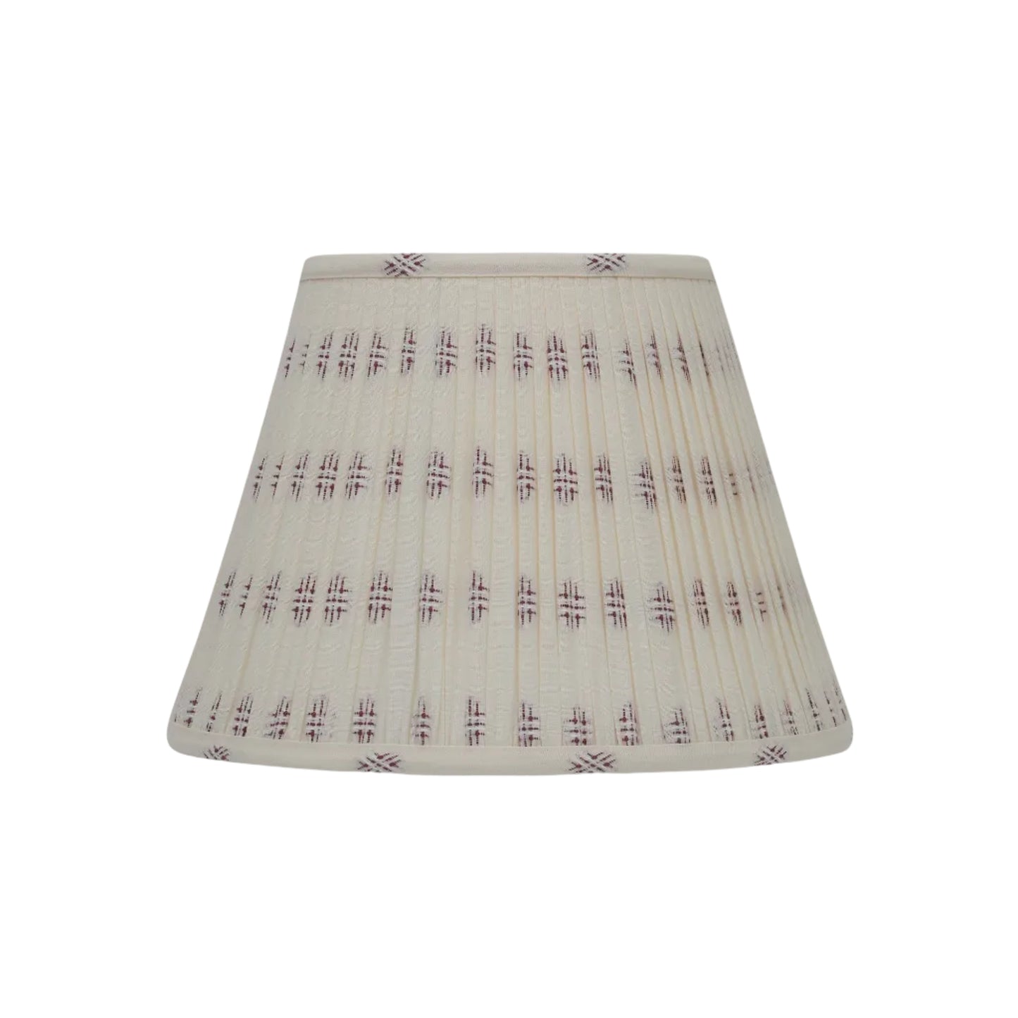 The Classic Embroidered Cotton in Damson