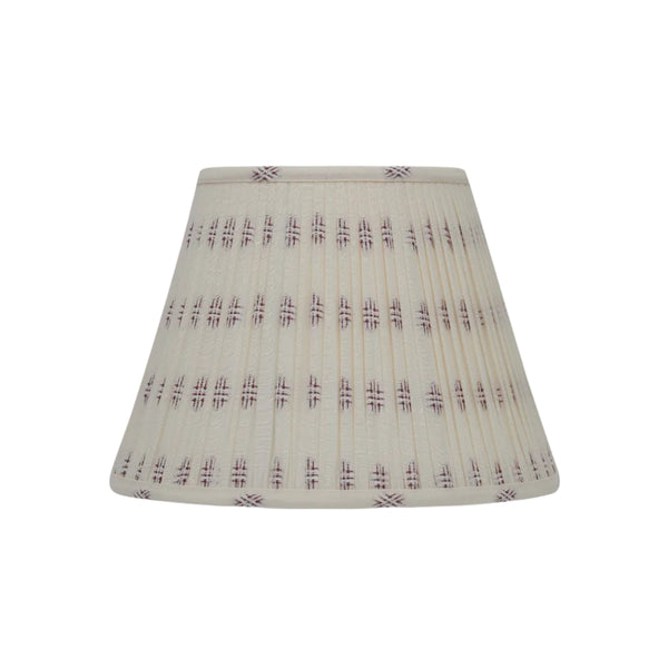 The Classic Embroidered Cotton in Damson