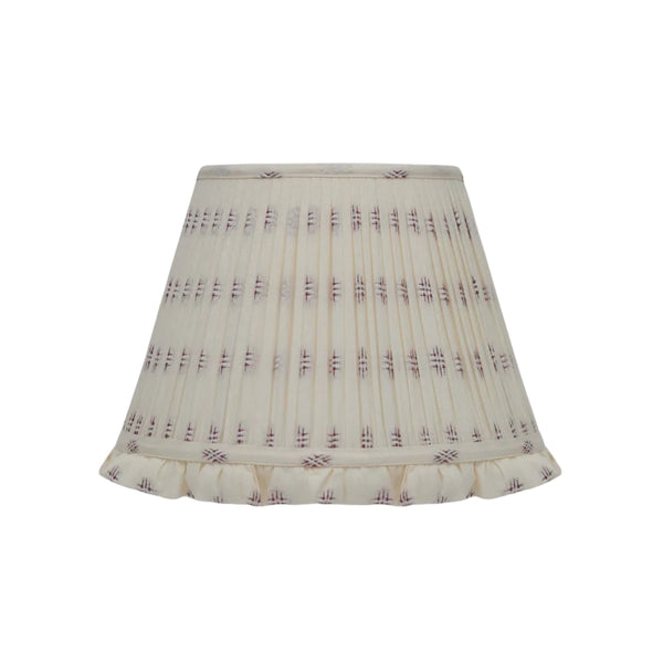 The Embroidered Cotton in Damson