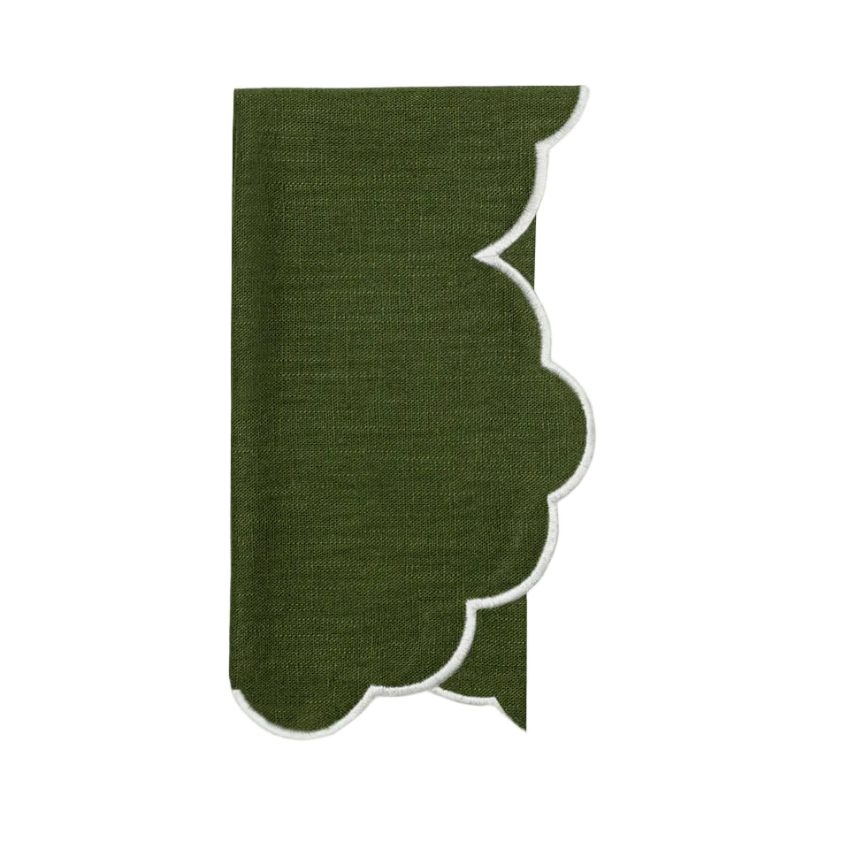Íris Napkin, Green and White