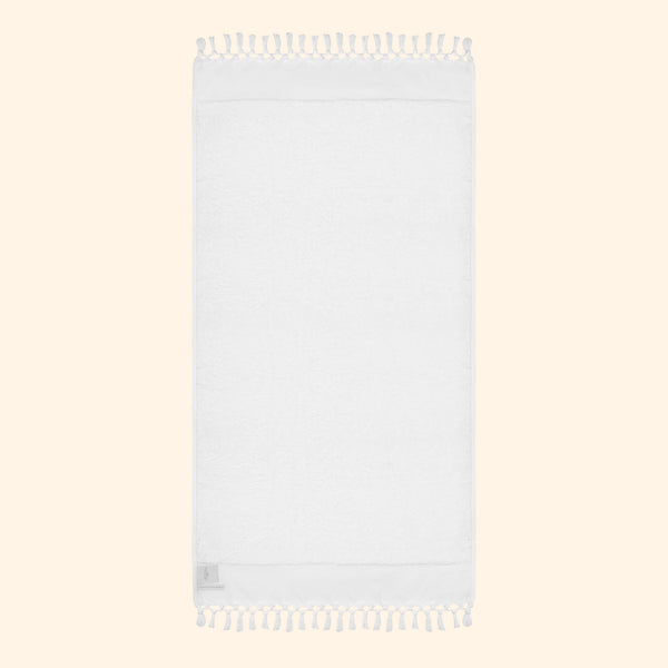 Plush & Bare Pure Cotton Bath Towel In White