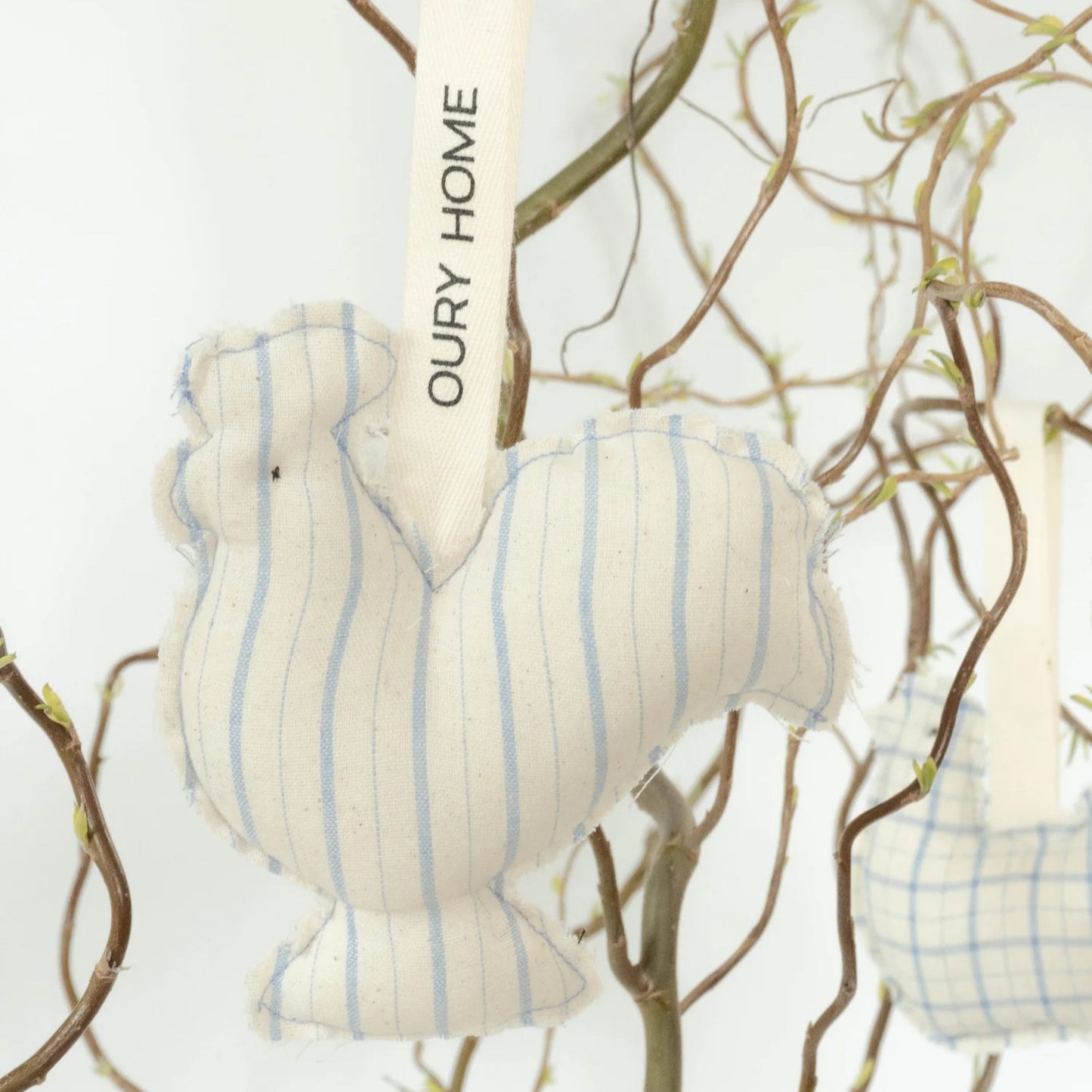 Handcrafted Cotton Toys “Hen & Chicken” (Set of 2)