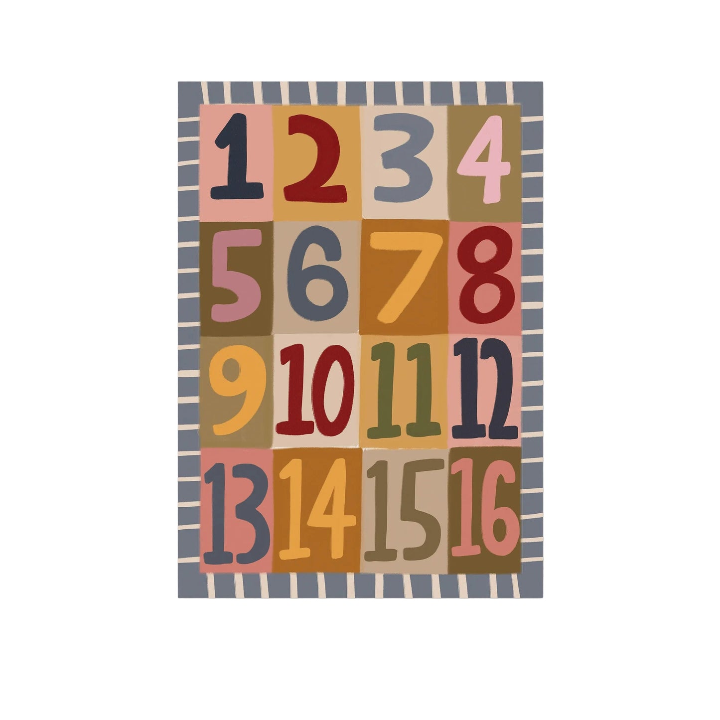 Numbers | Nursery Print | UNFRAMED