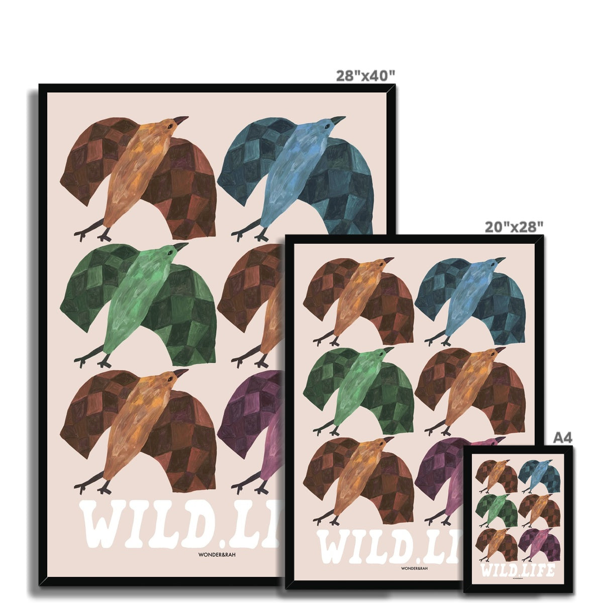 Wild Life Birds Print