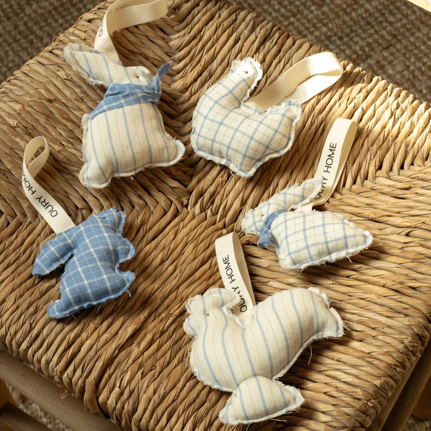 Handcrafted Cotton Toys “Hen & Chicken” (Set of 2)