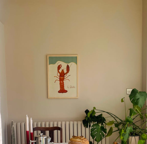 Le Lobster Art Print
