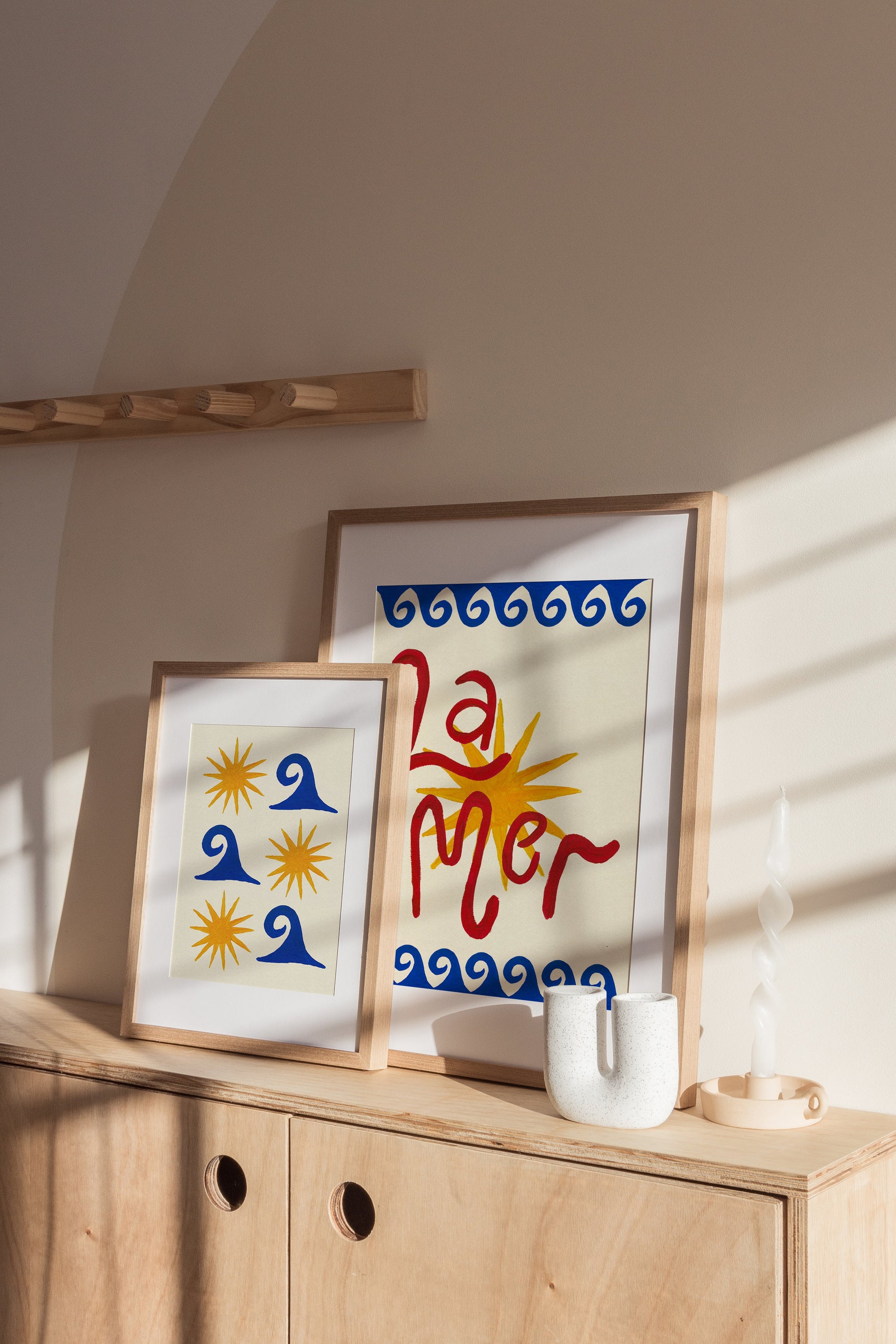 La Mer Hand Painted Print