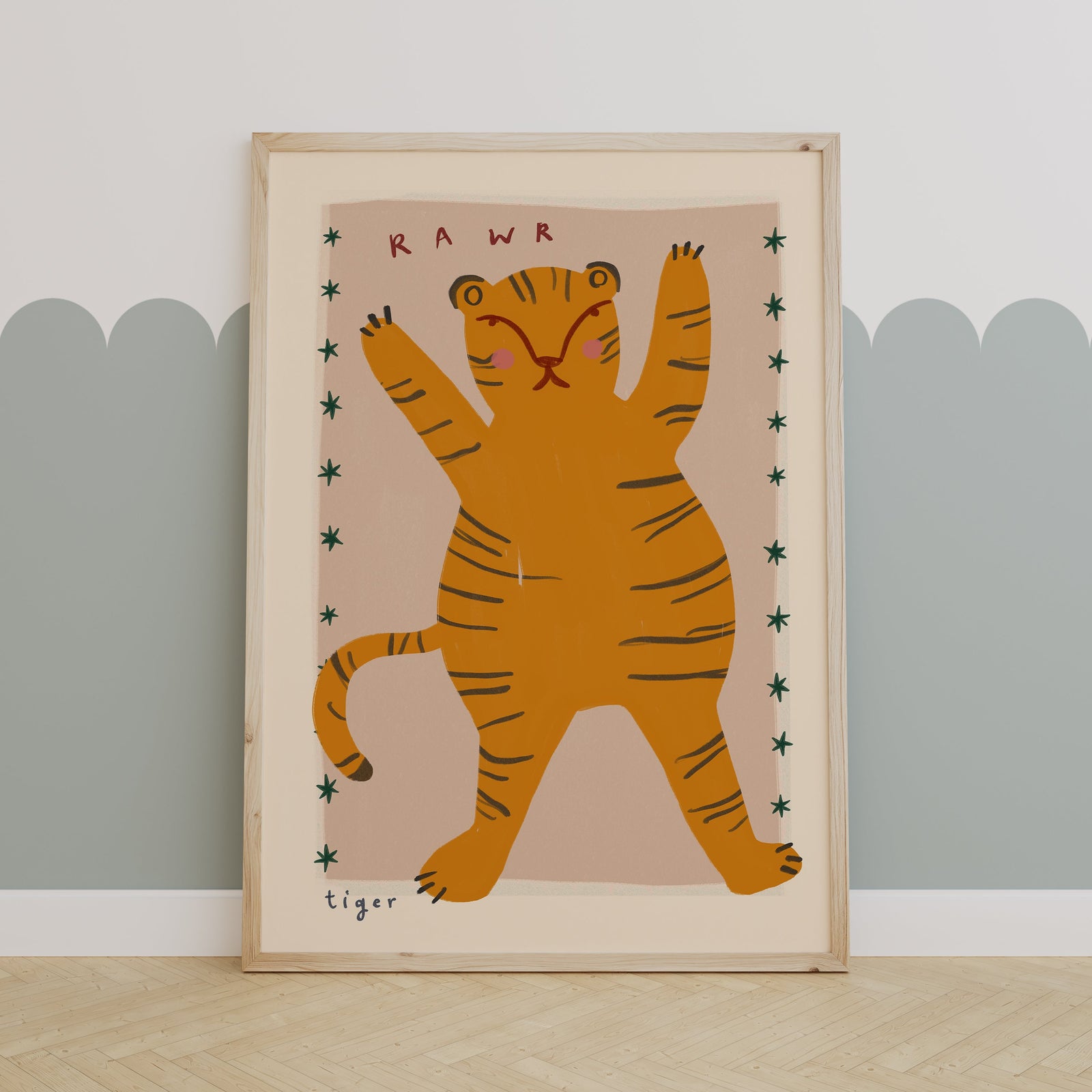 Tiger | Nursery Print | UNFRAMED