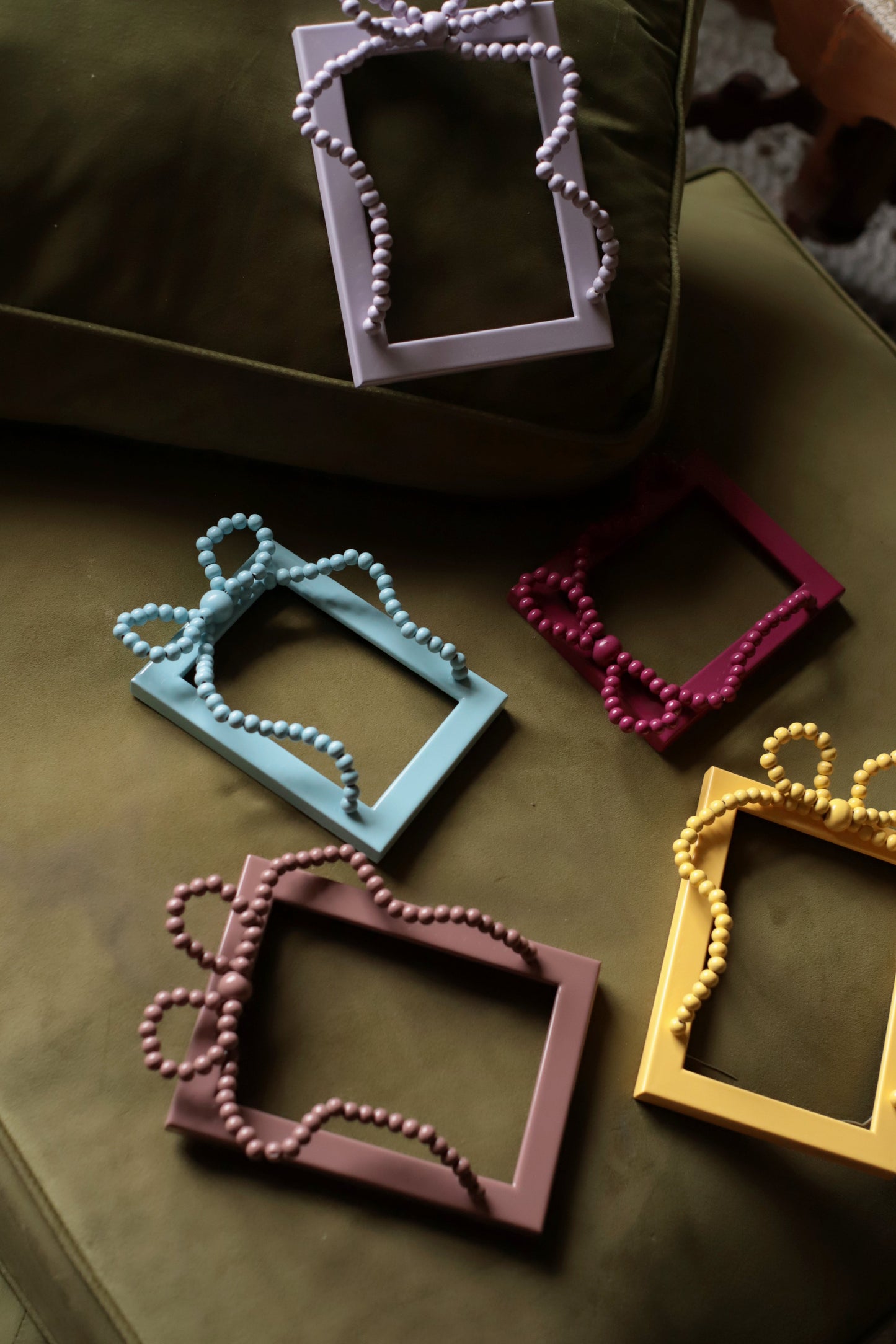 Beaded Bow Frame