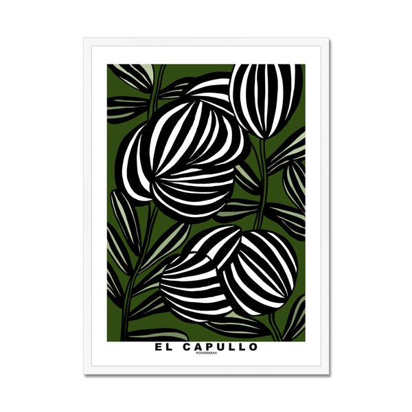 Green El Capullo Floral Print