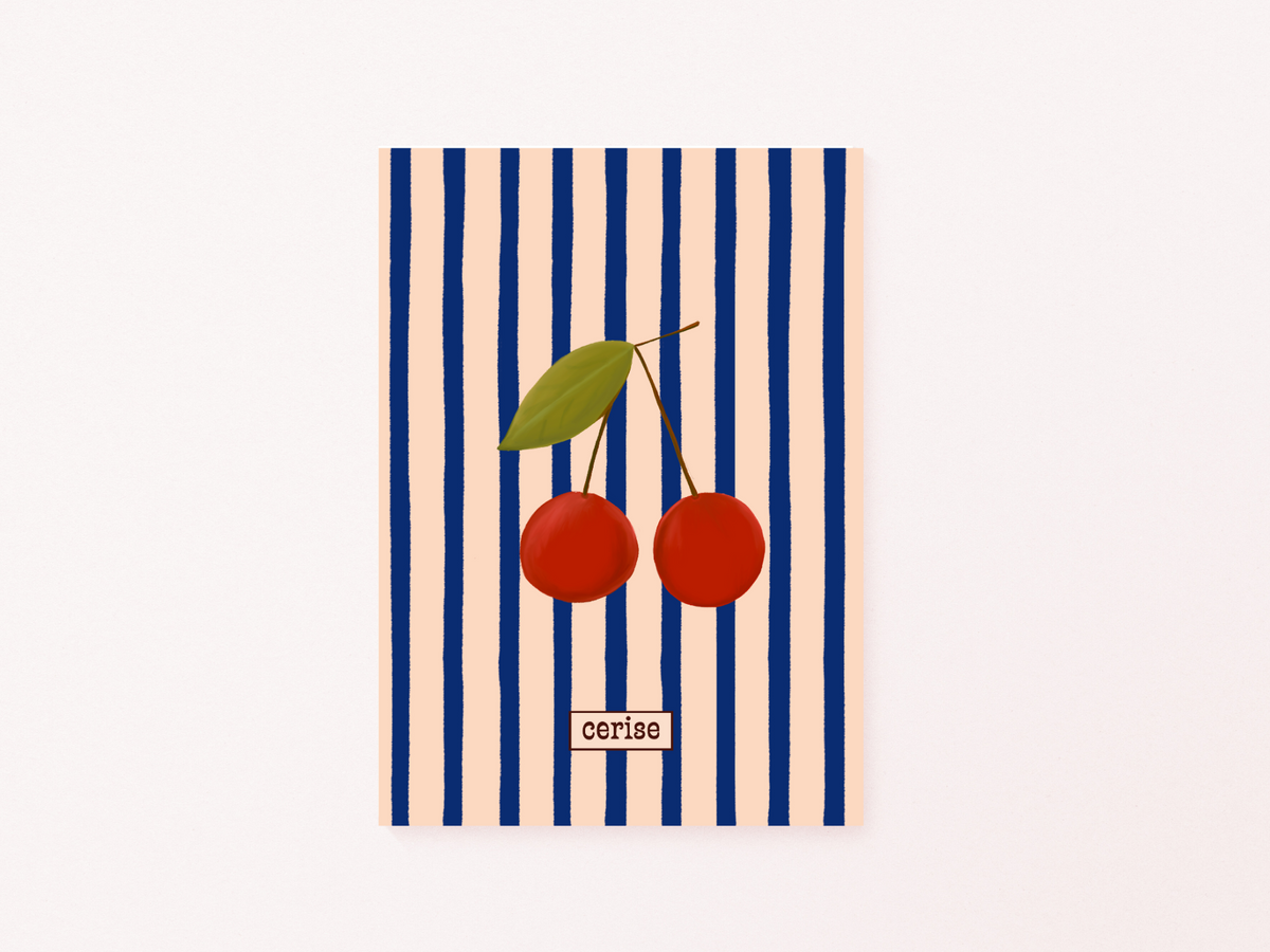 Cerise art print — additional product photo of the design