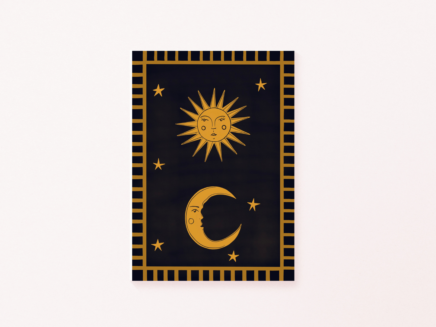 Sun and Moon art print — additional product photo of the design