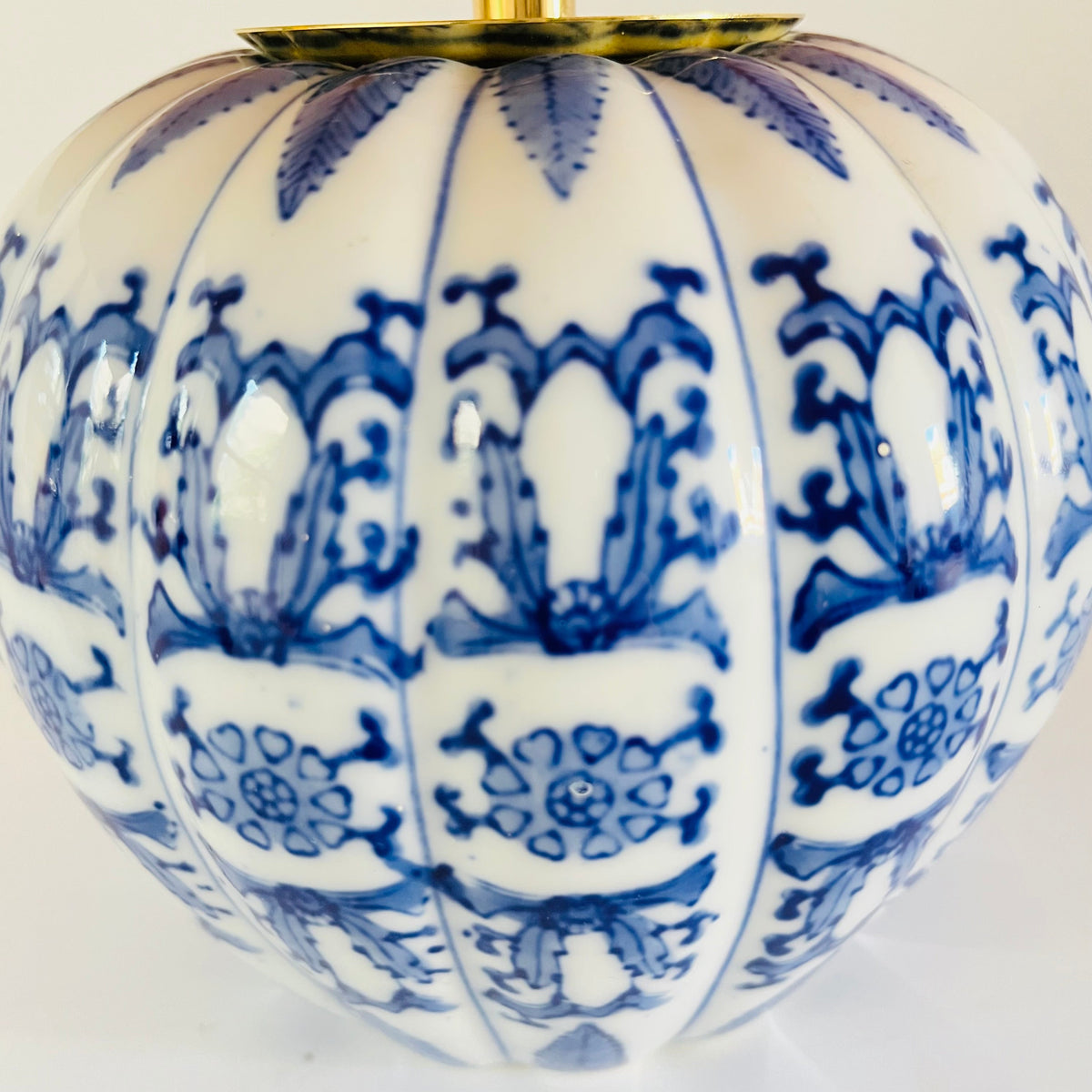 Antique Mini Pumpkin Lamp