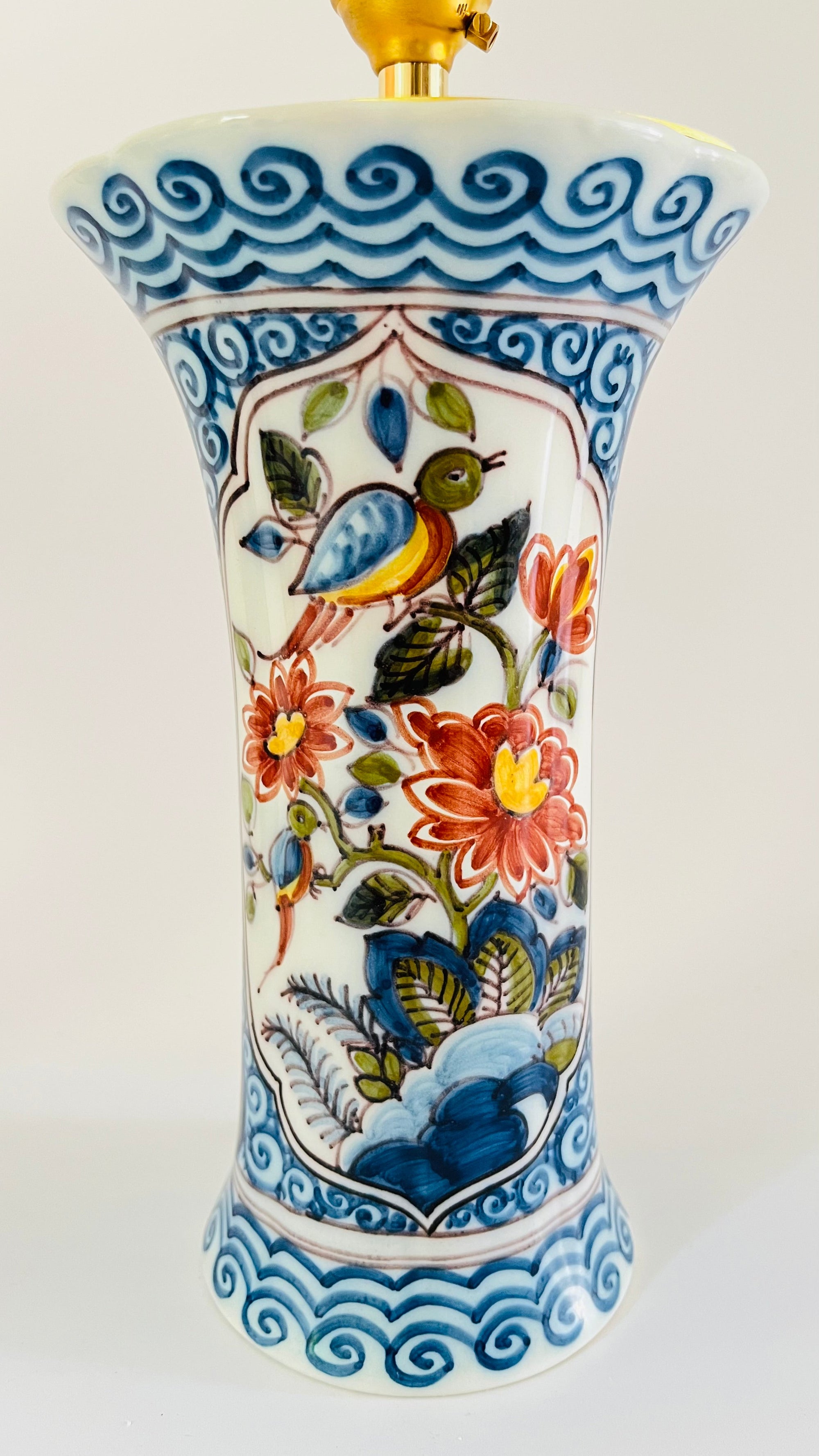 Antique Makkum Lamp