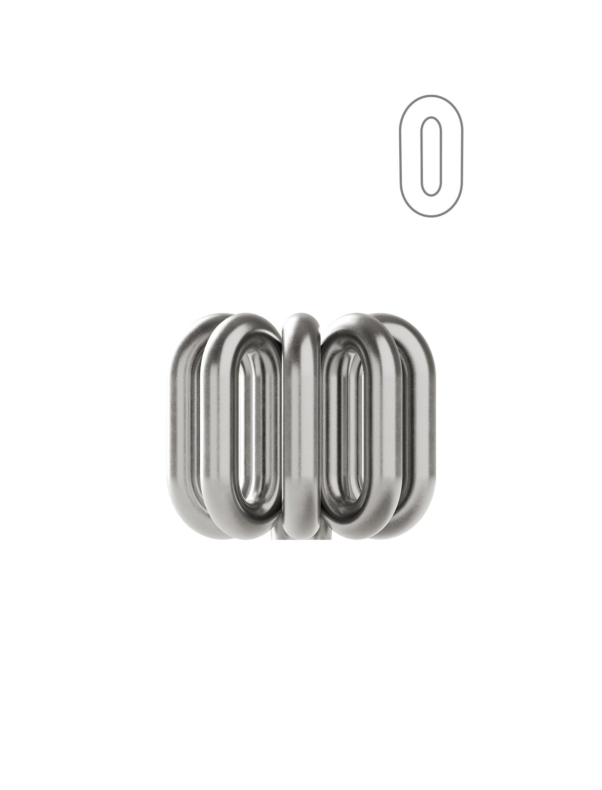 Digit Candle Holder Zero