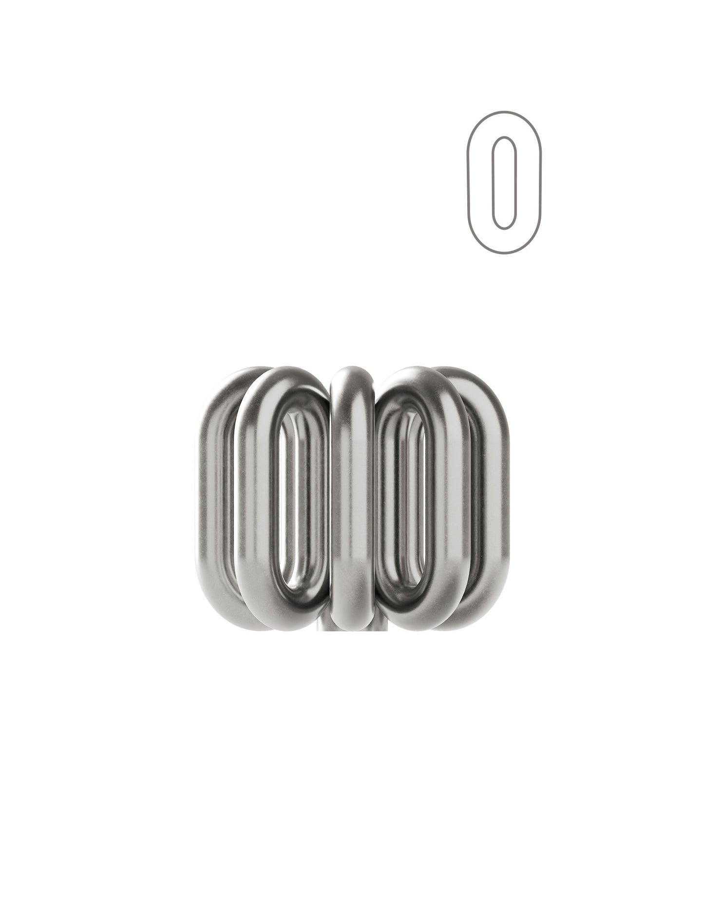Digit Candle Holder Zero