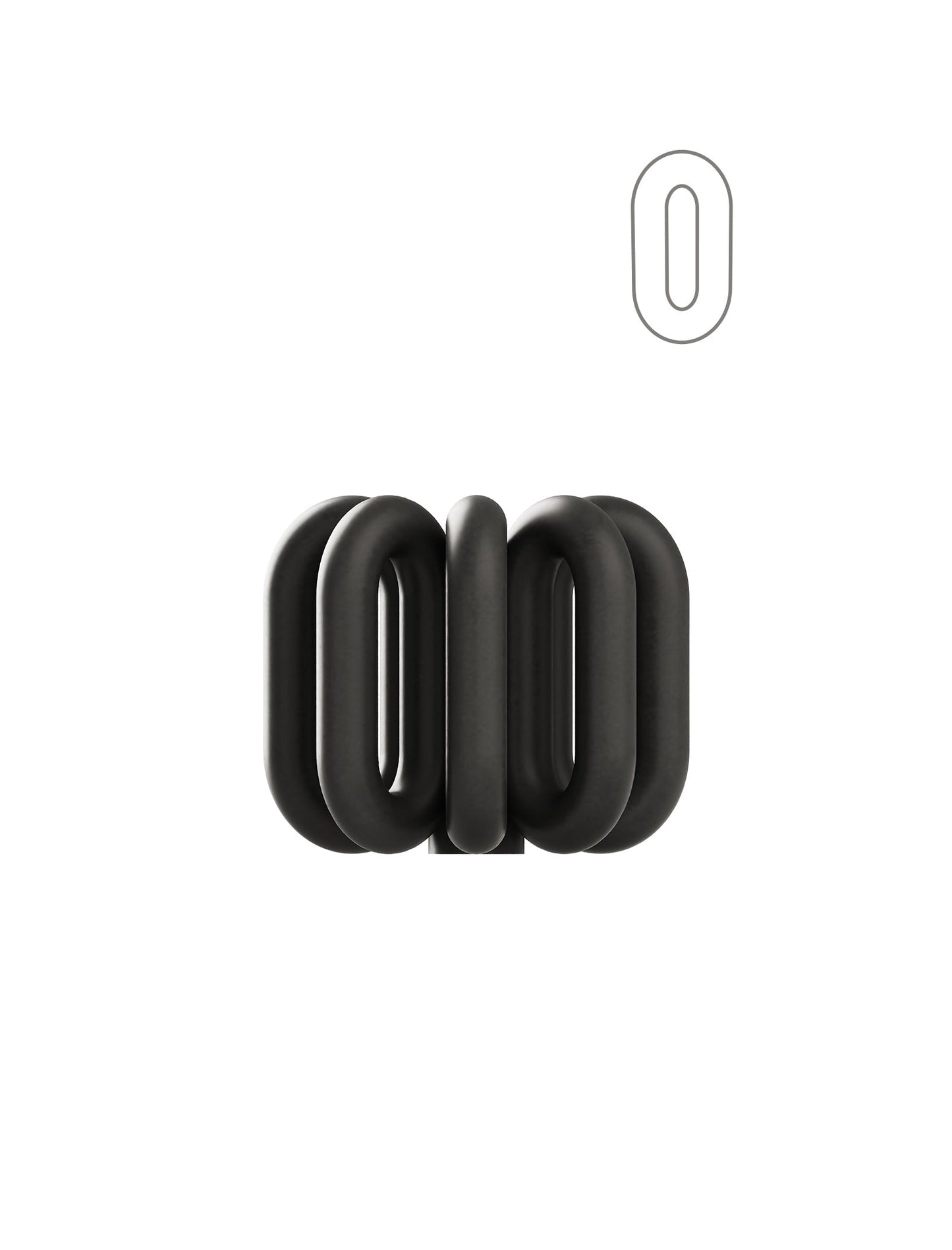 Digit Candle Holder Zero
