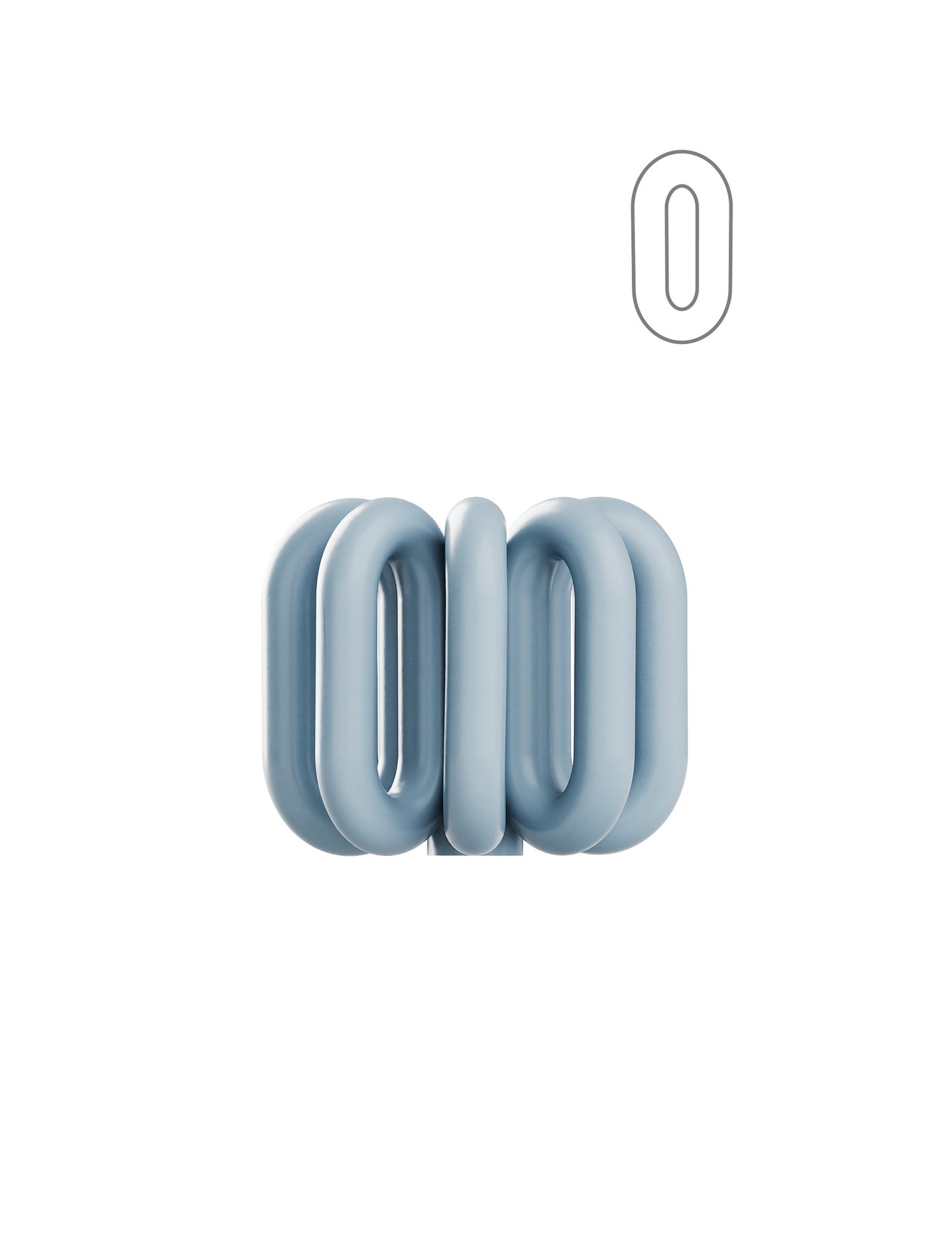 Digit Candle Holder Zero
