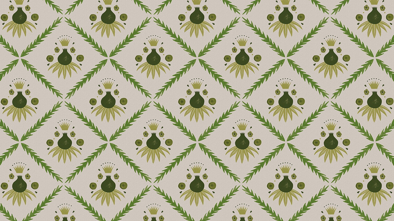 Pome Wallpaper, Moss, Roll