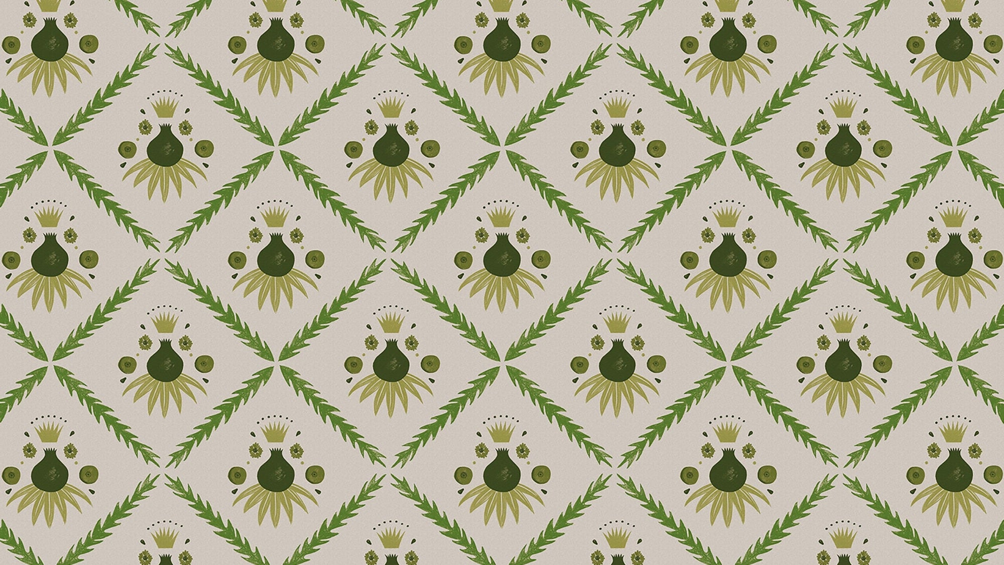 Pome Wallpaper, Moss, Roll