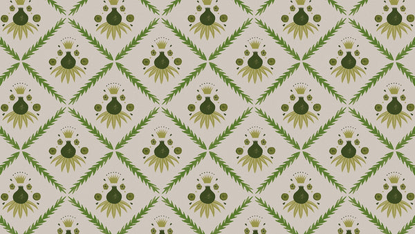 Pome Wallpaper, Moss, Roll
