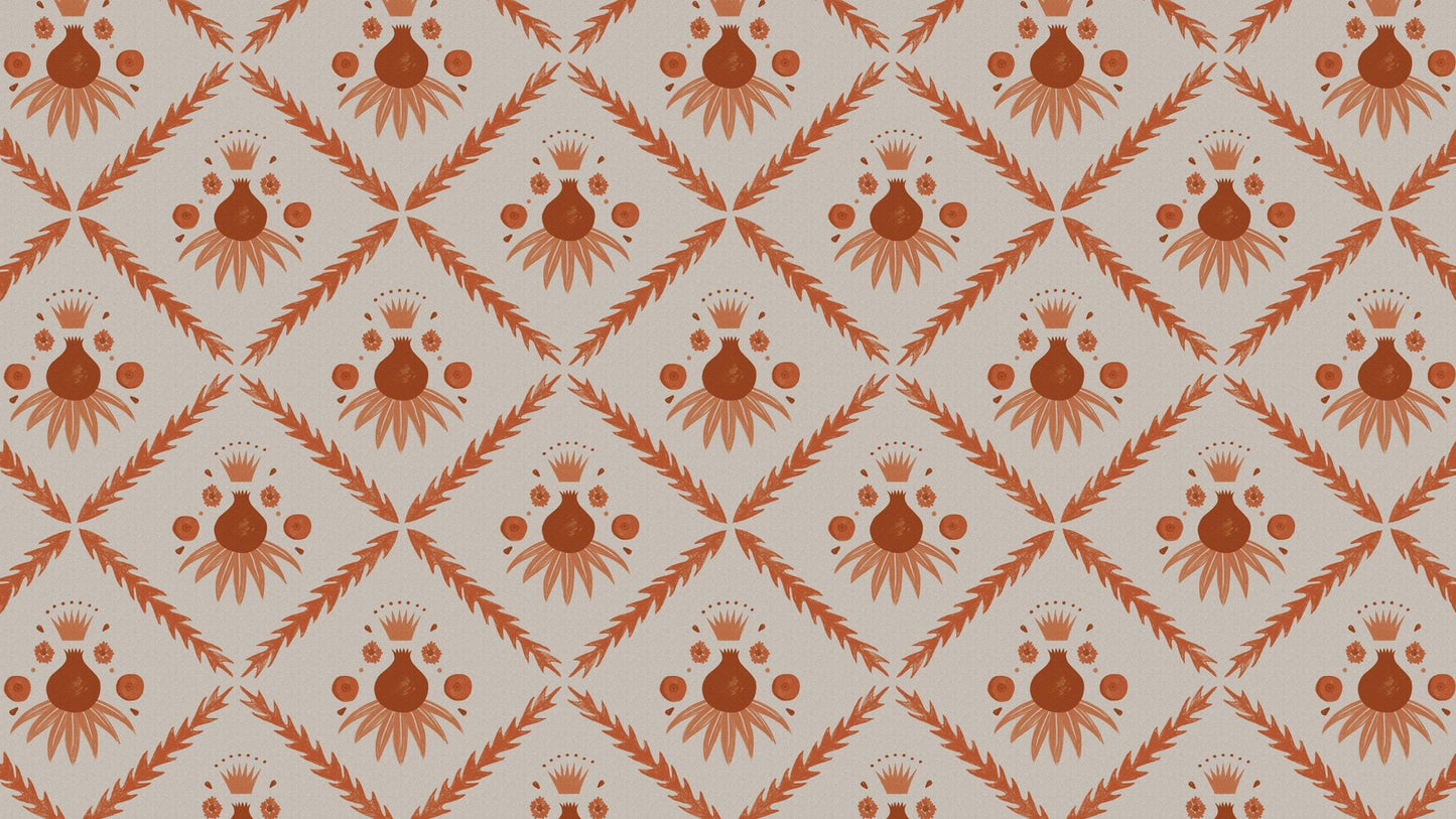 Pome Wallpaper, Dusky Pink, Roll