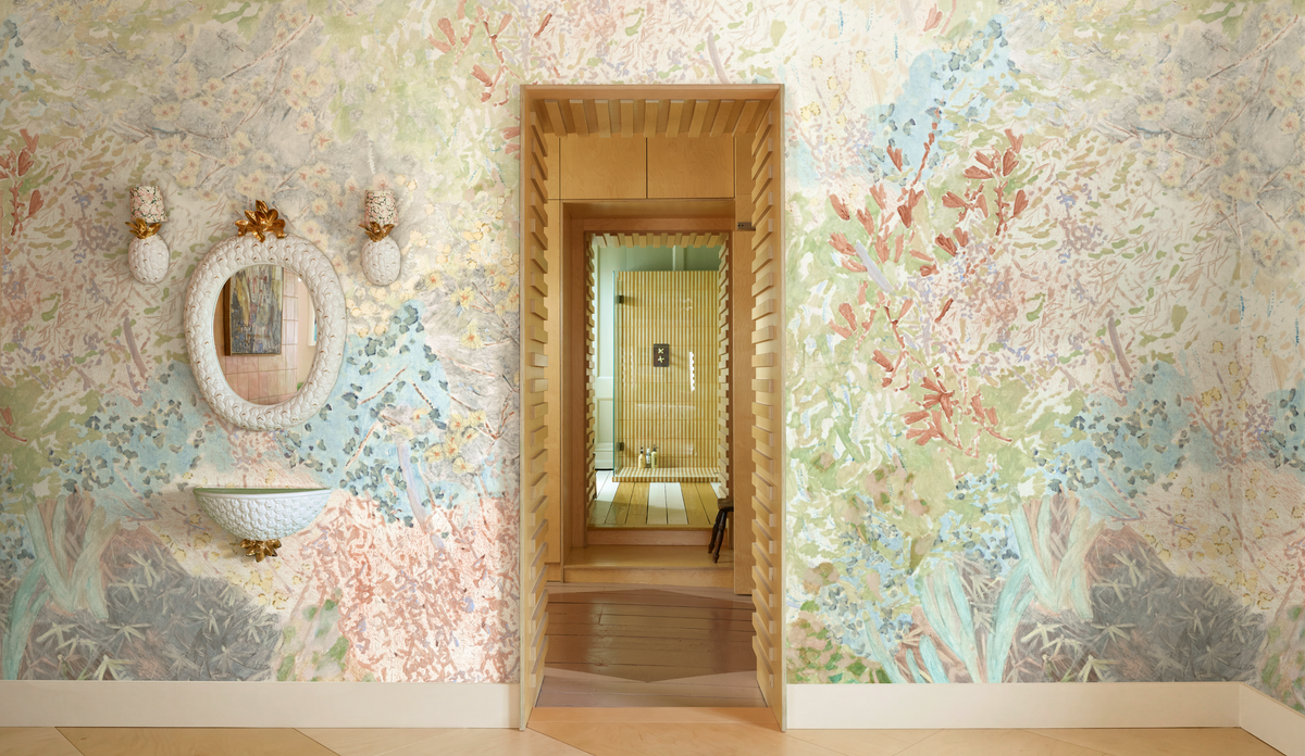 The Painted Garden No.1 Wallpaper