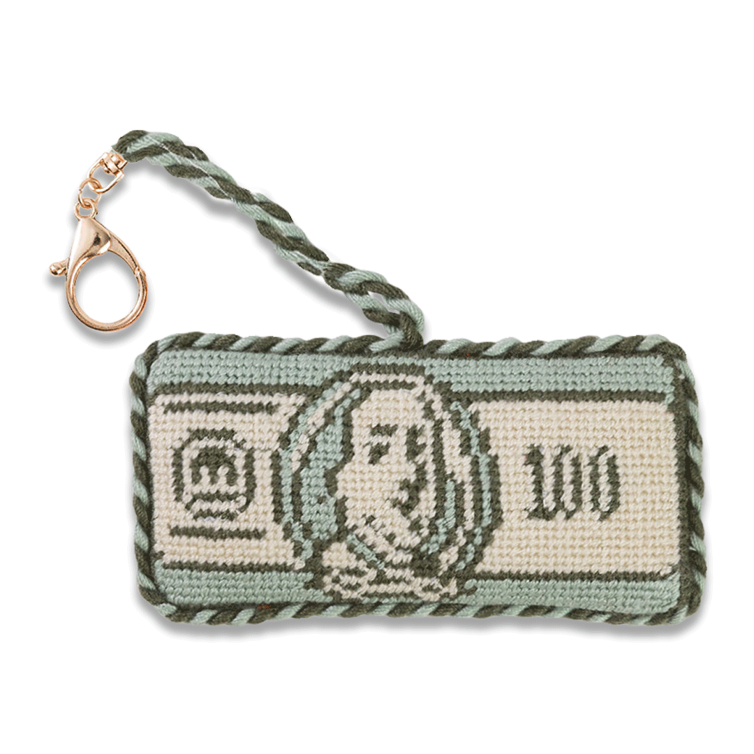 $100 Bill - Bag Charm - Furbish Studio