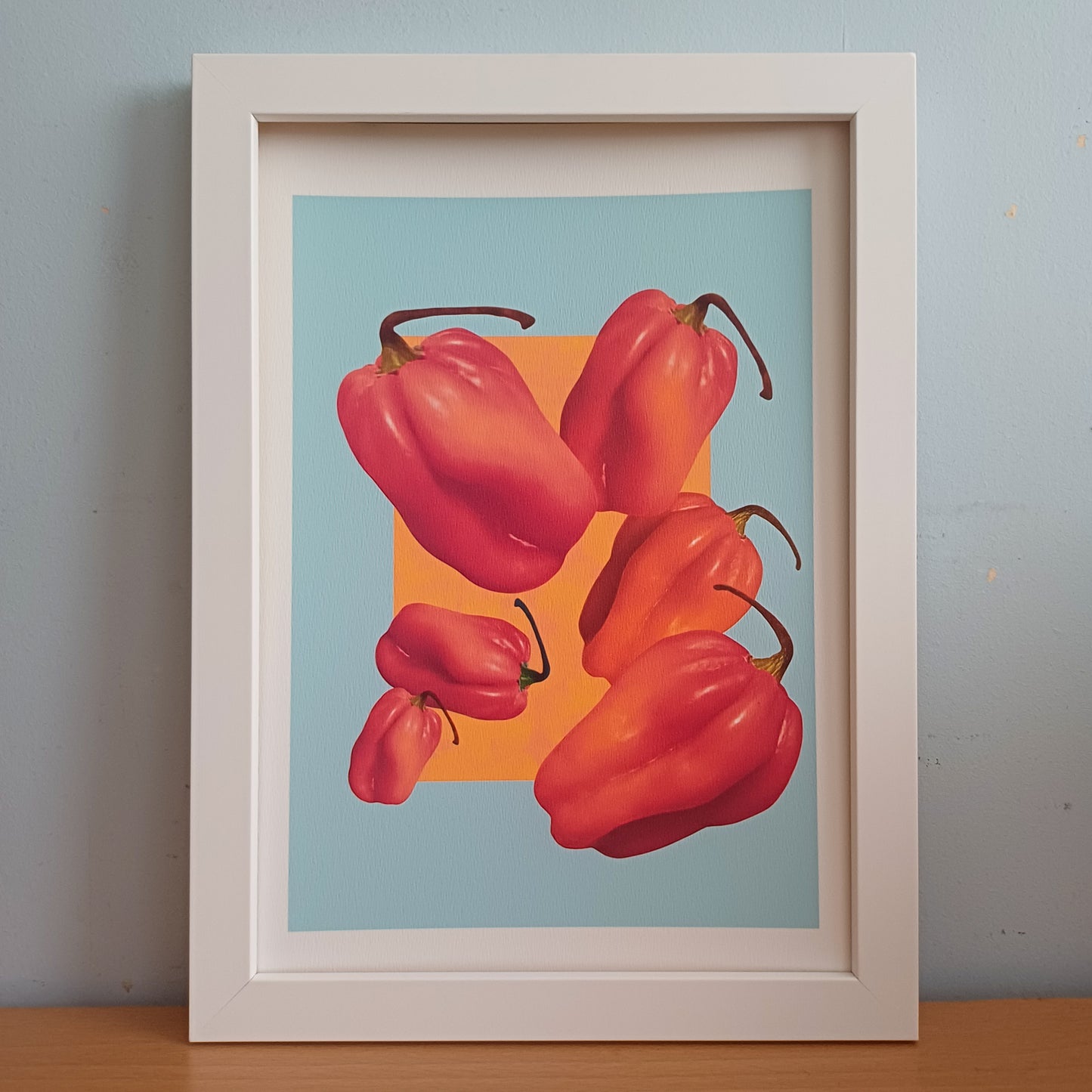 Scotch Bonnet Contained Heat Fine Art Print