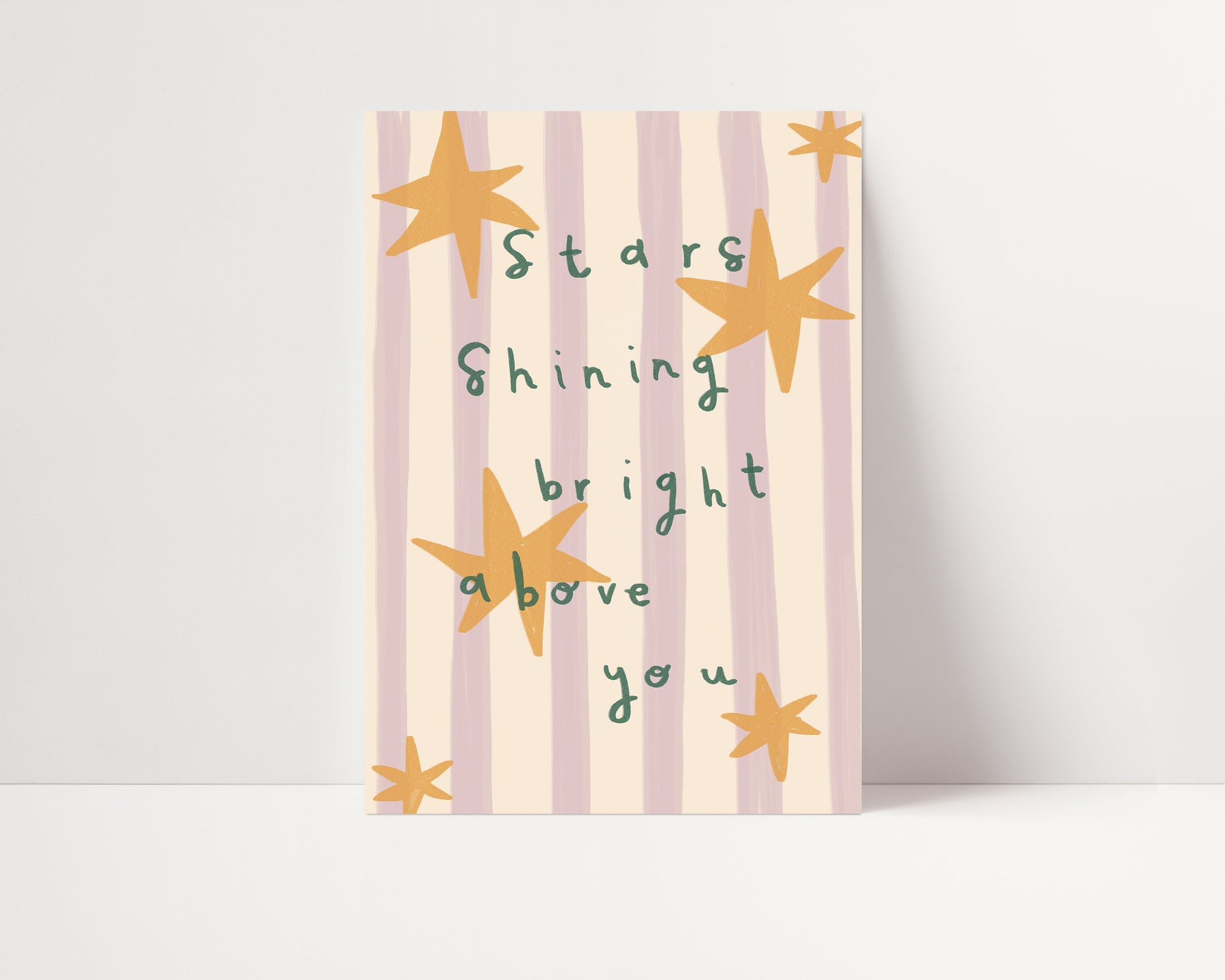 Stars Shining Bright Above You | Nursery Print | UNFRAMED