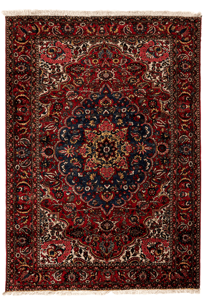 Bakhtiar — Hand-knotted, 137x200 cm, Red, 100% Virgin Wool | Main view