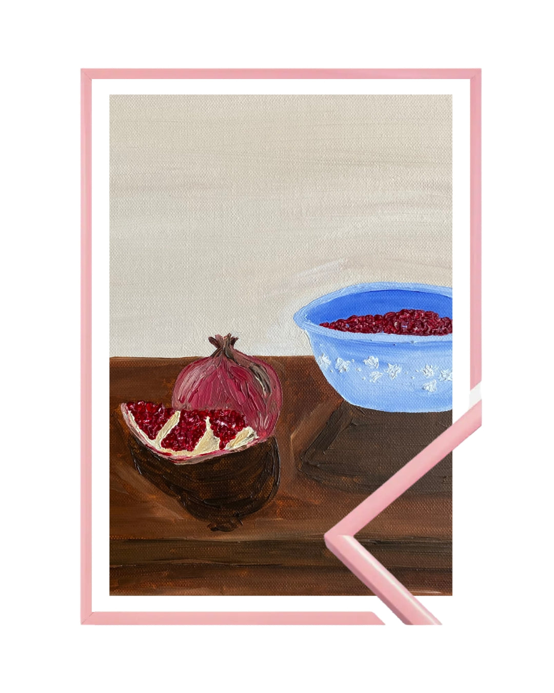 Peeled Pomegranate Fine Art Print