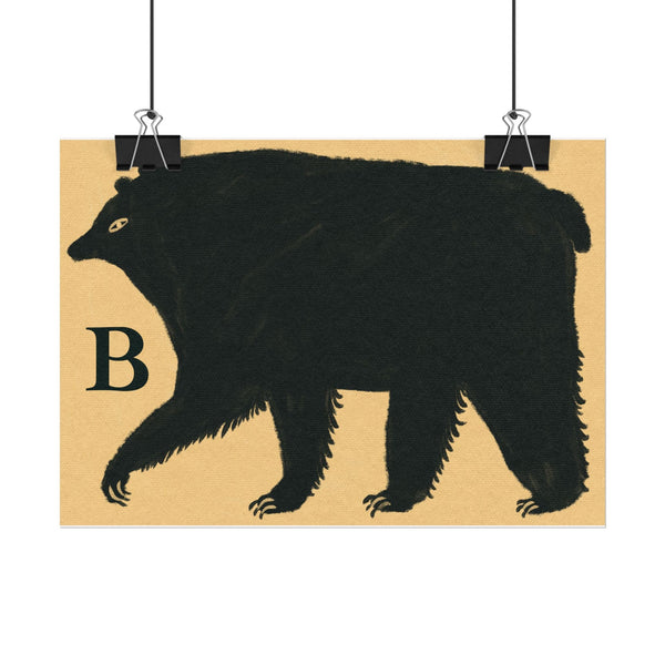 Tabby Booth Fine Art Print • B for Bear