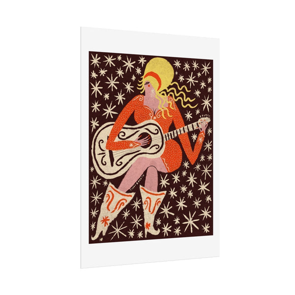 Tabby Booth Dolly Parton Fine Art Print