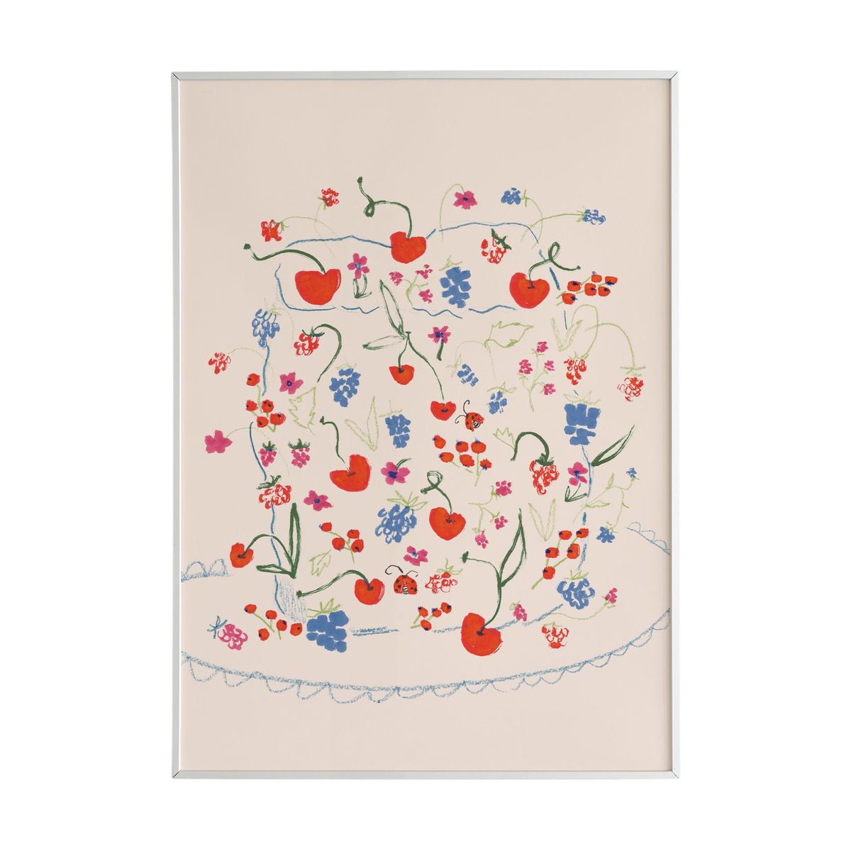 "Fruity Cake" Art Print