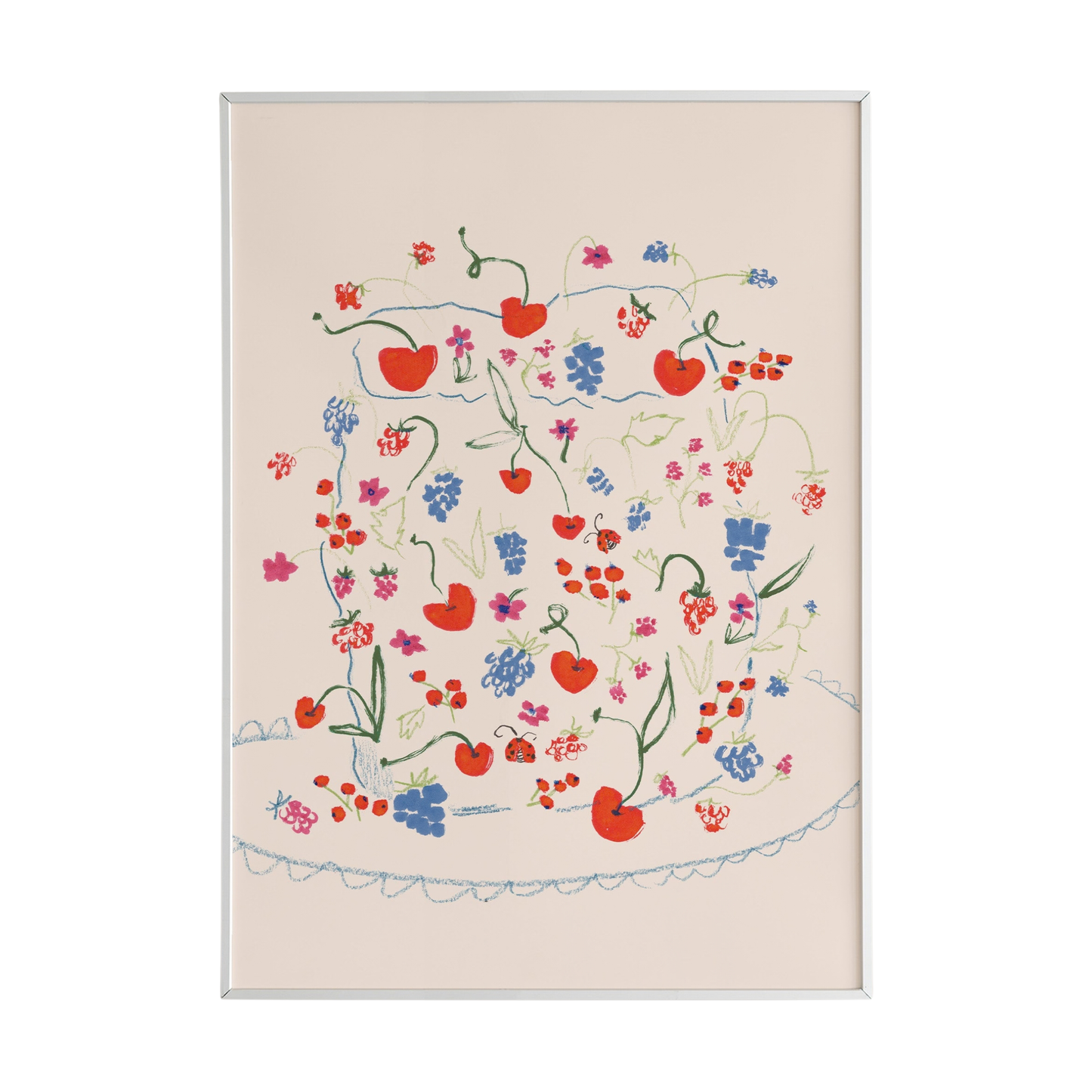 "Fruity Cake" Art Print