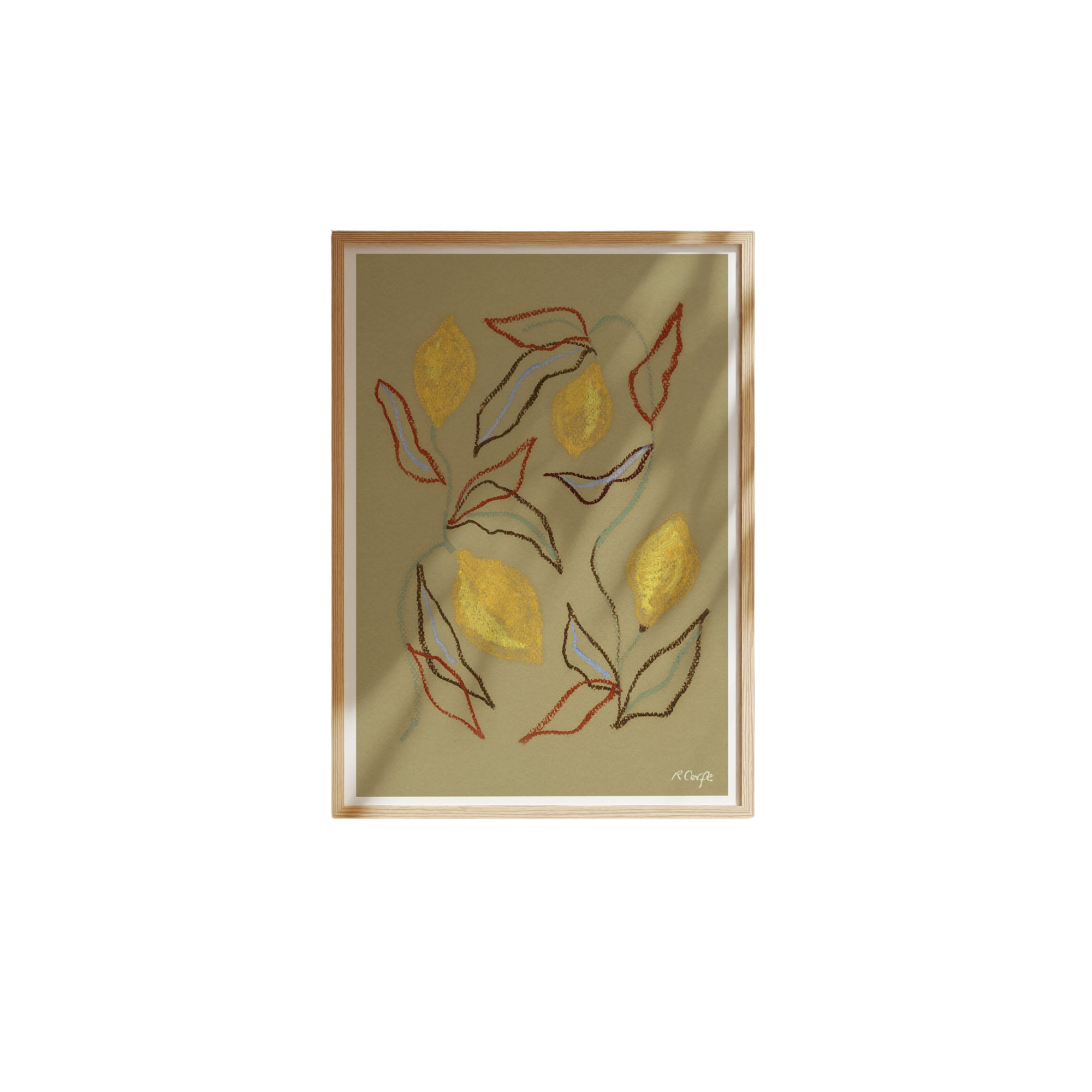 Lemons Art Print