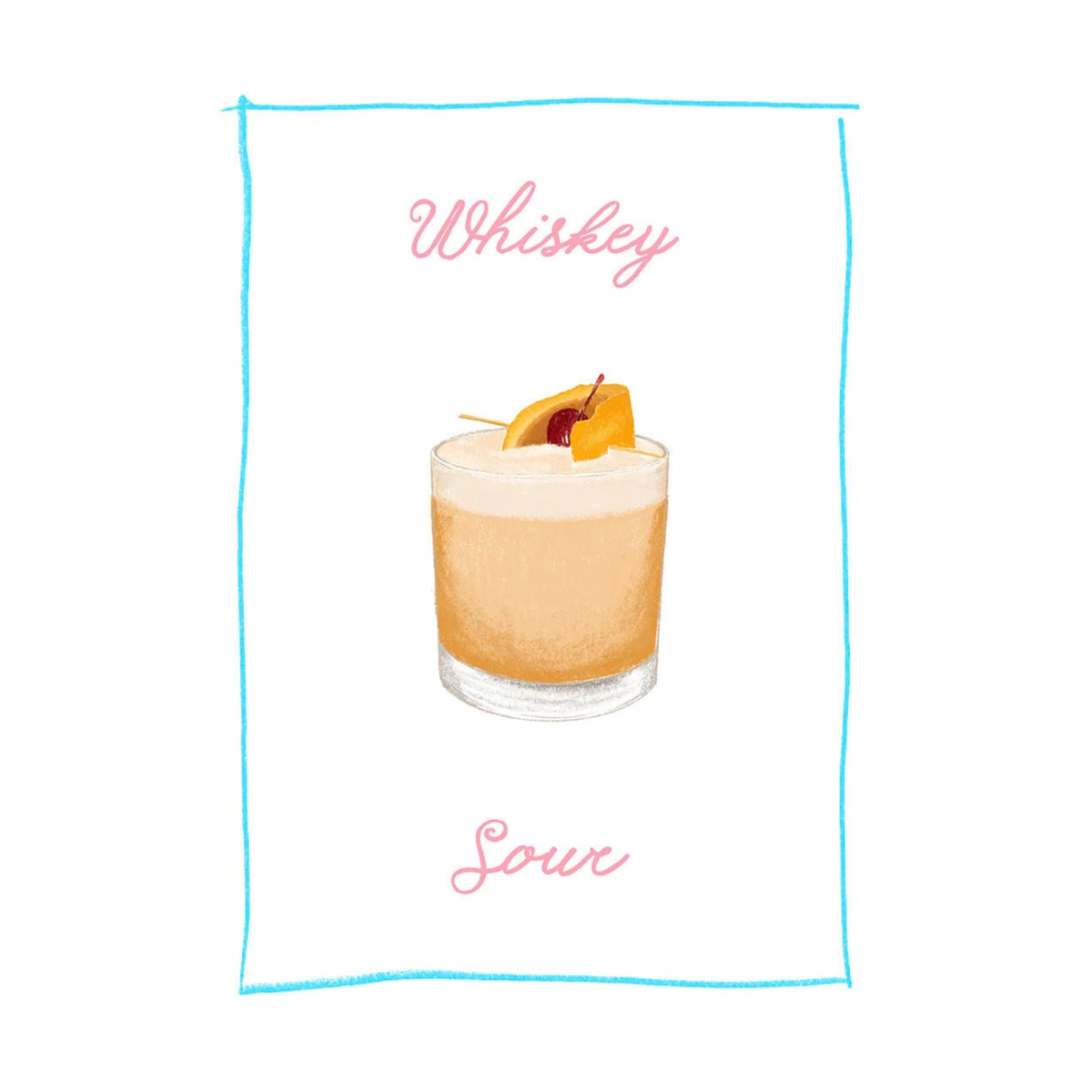 Whiskey Sour Art Print