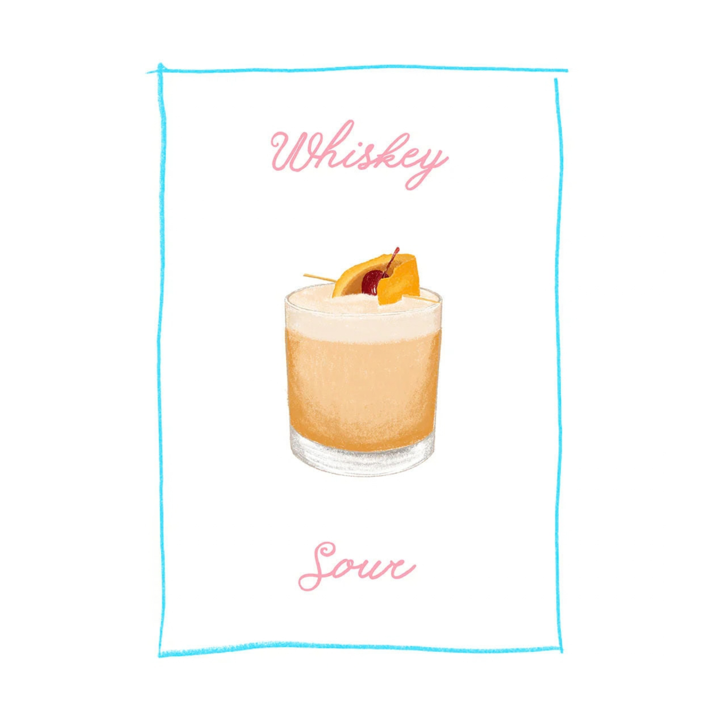 Whiskey Sour Art Print