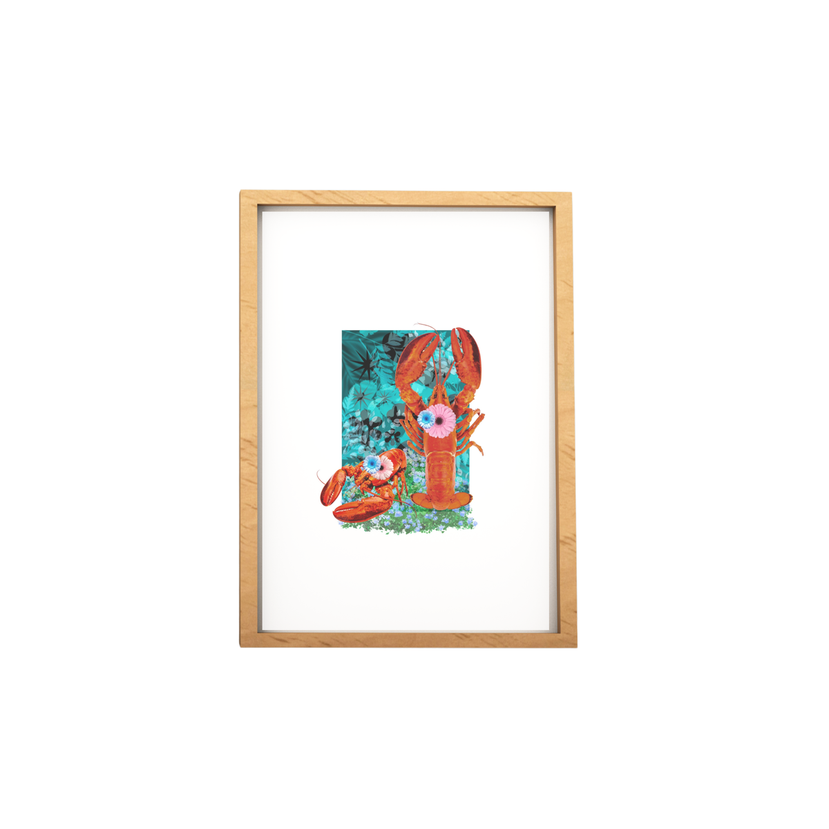 The Lobster Collage Print