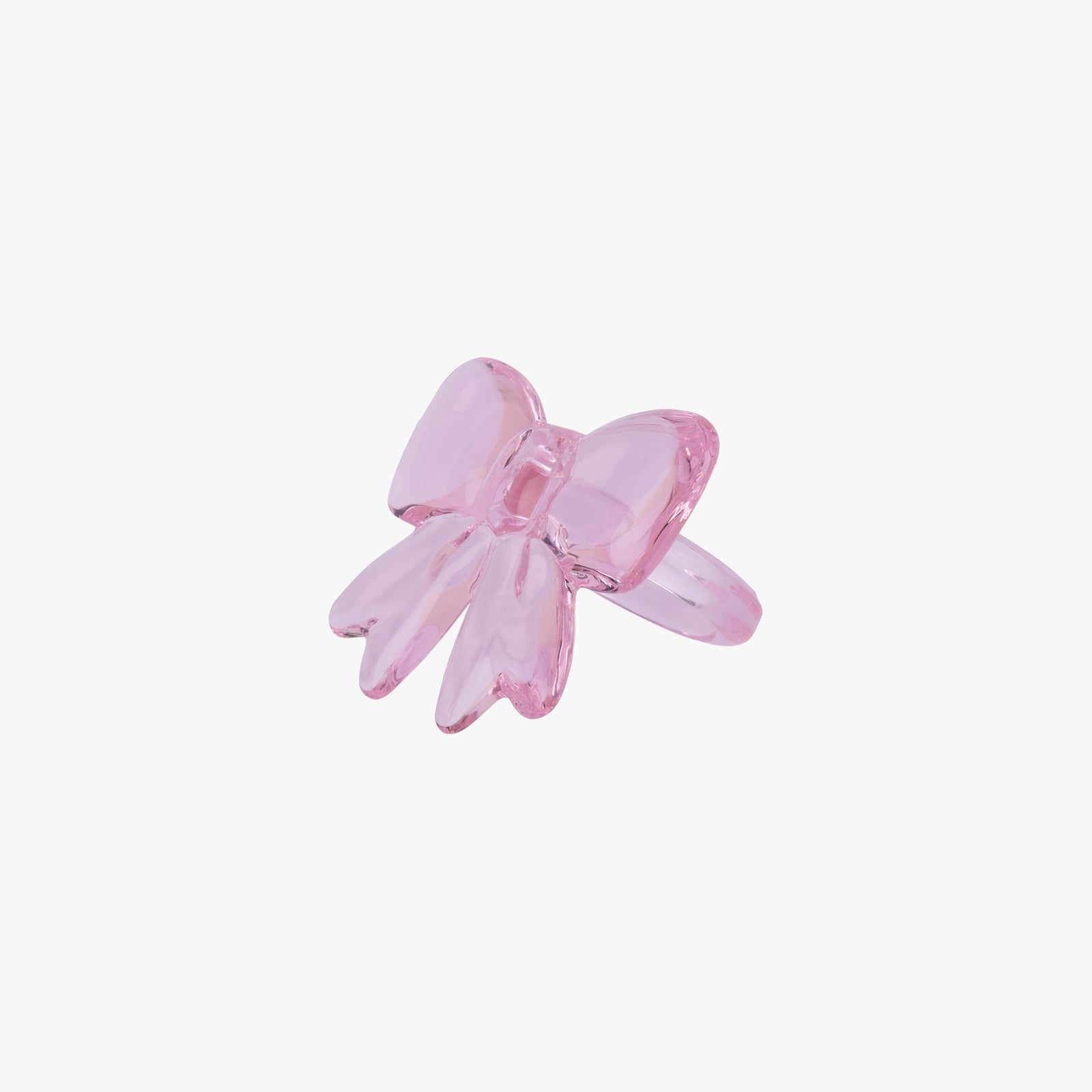 Bow Napkin Ring Pink Set of Four