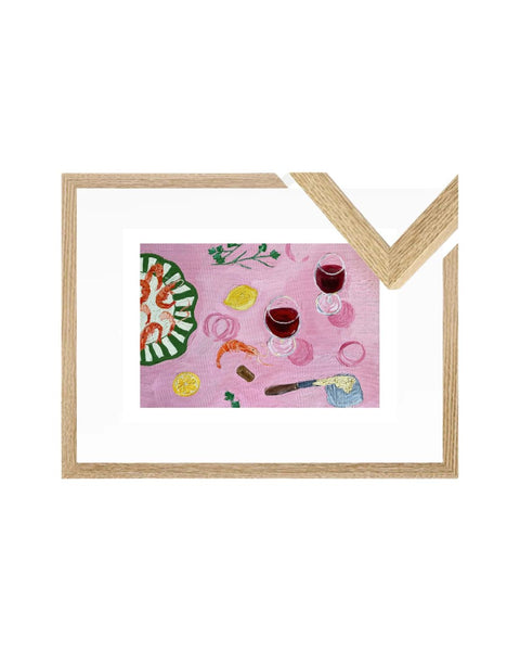 Snack After the Beach Fine Art Print