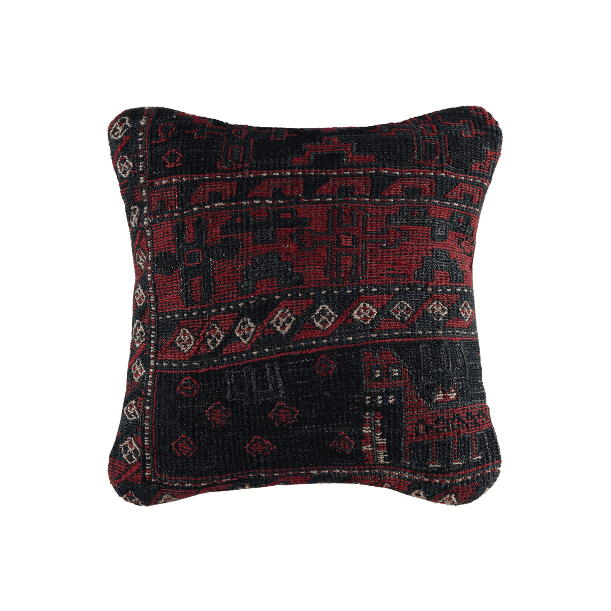 Kelim Cushion Handmade – Blue, 40 x 40cm