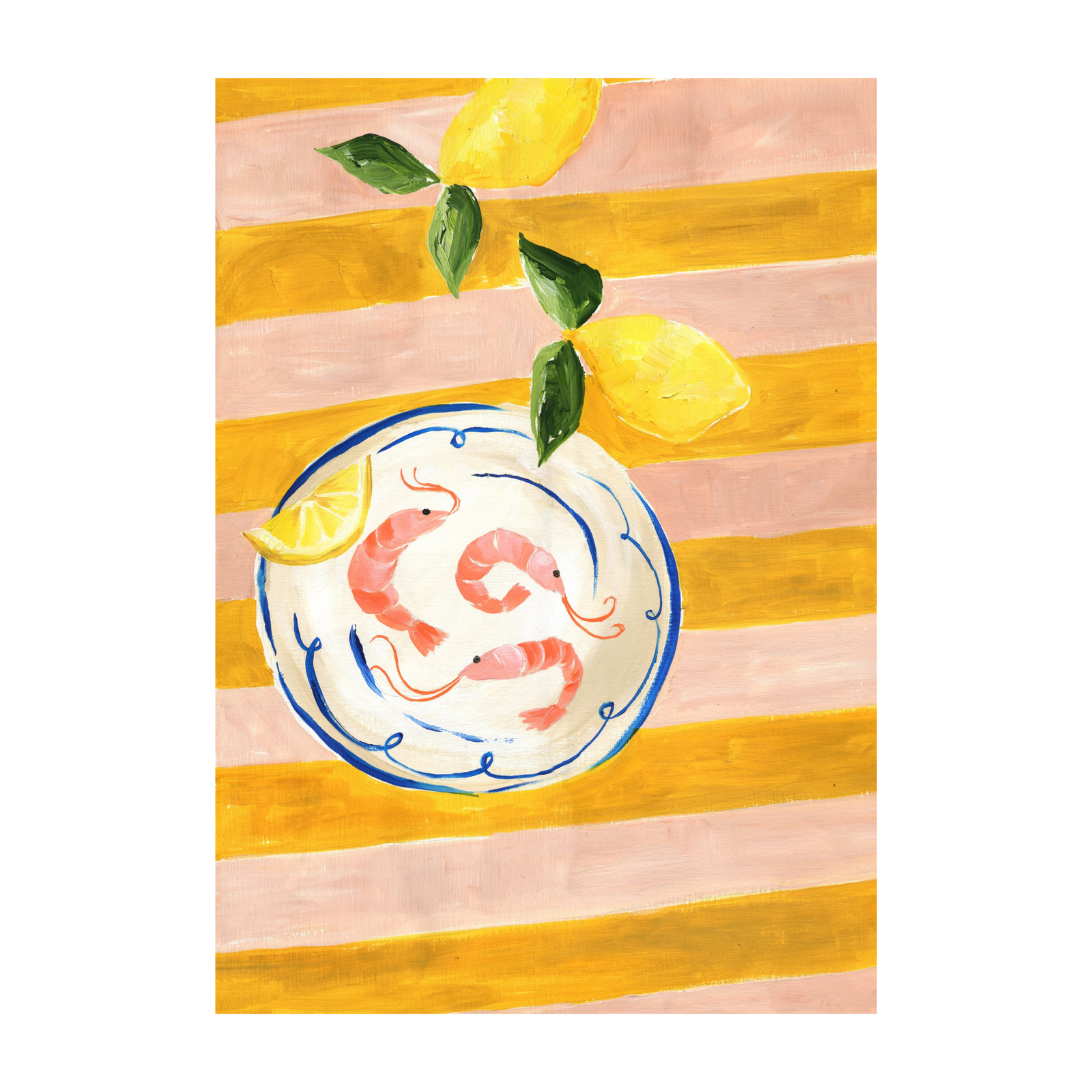Prawn Party, Art Print