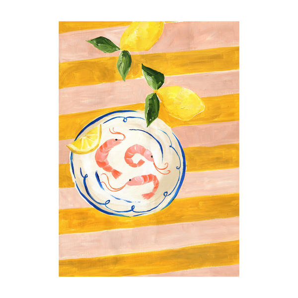 Prawn Party, Art Print